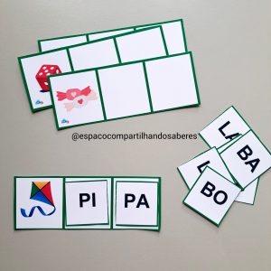 Jogo "Monta palavras"