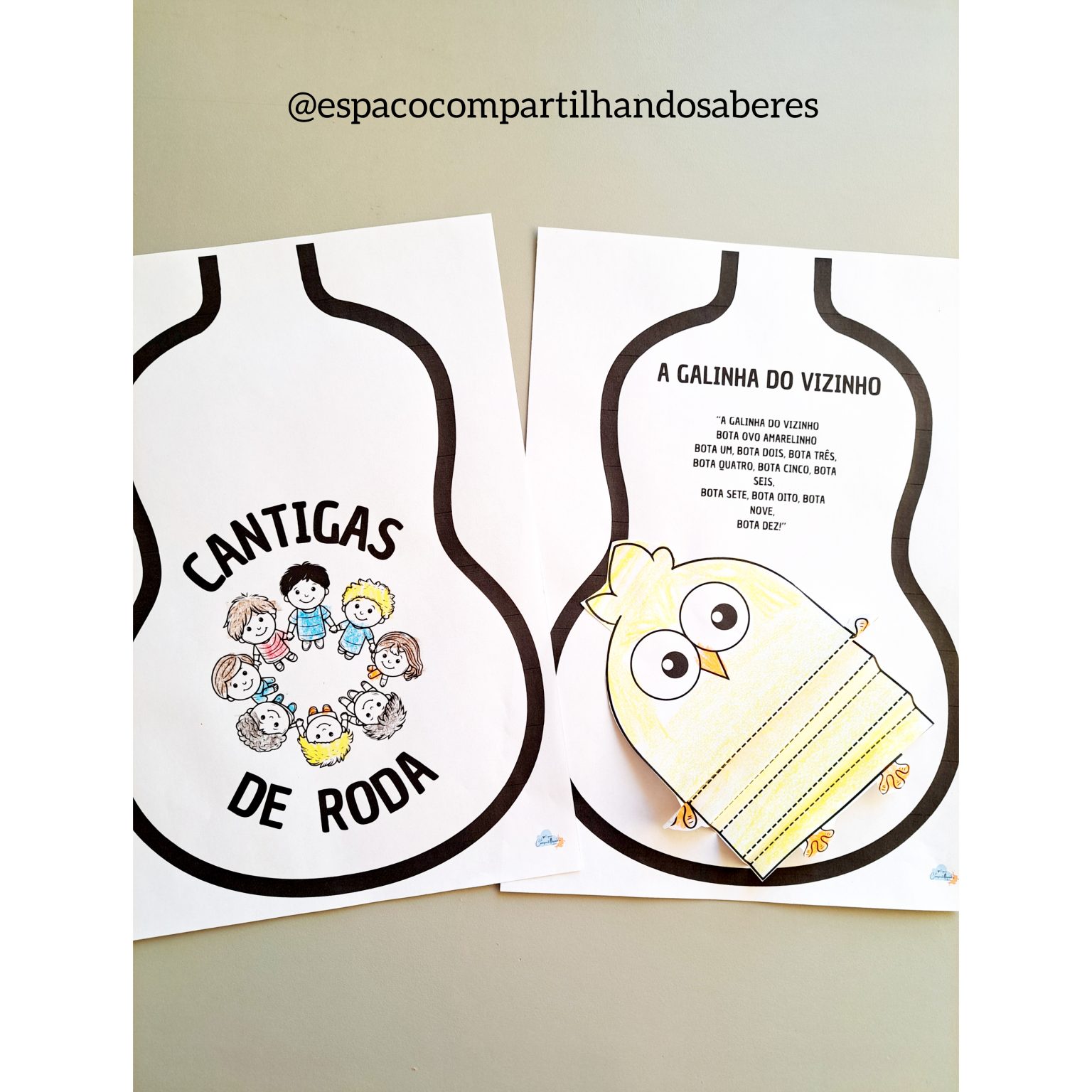 A Livrinho “Cantigas de Roda” – Compartilhando saberes