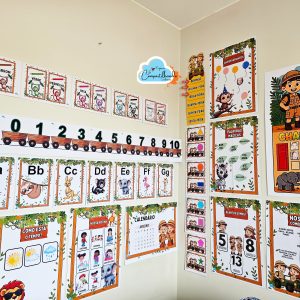 - Kit Volta às Aulas Tema Safari